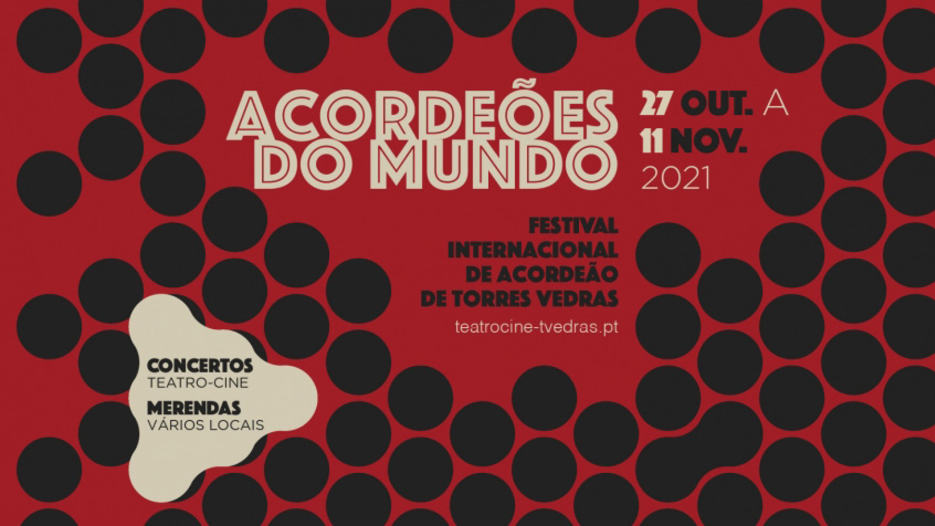 Festival Acordeões do Mundo, de 27 de outubro a 11 de novembro