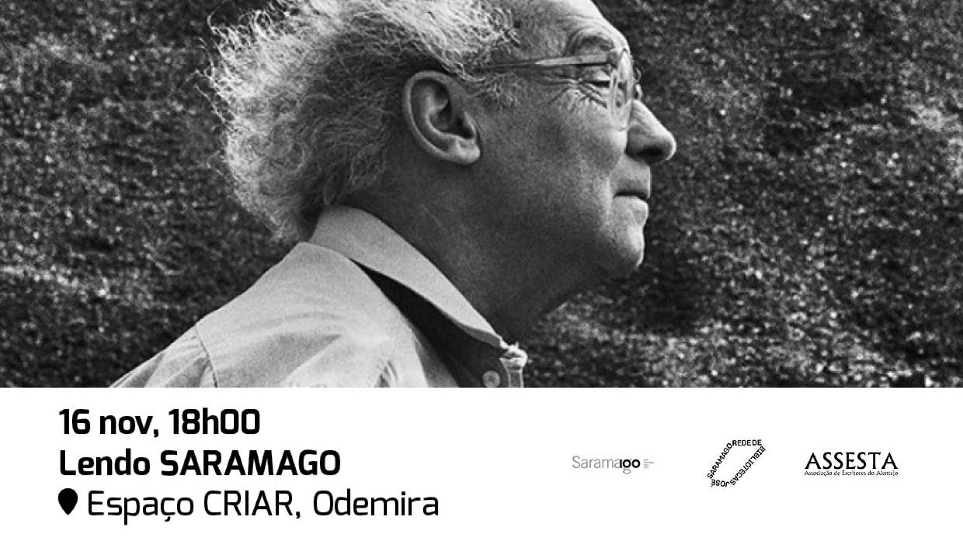 Município de Odemira celebra o centenário do nascimento de José Saramago