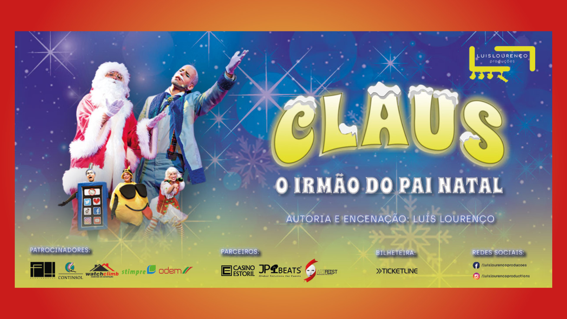 Casino Estoril estreia no Auditório “Claus – O Irmão do Pai Natal”