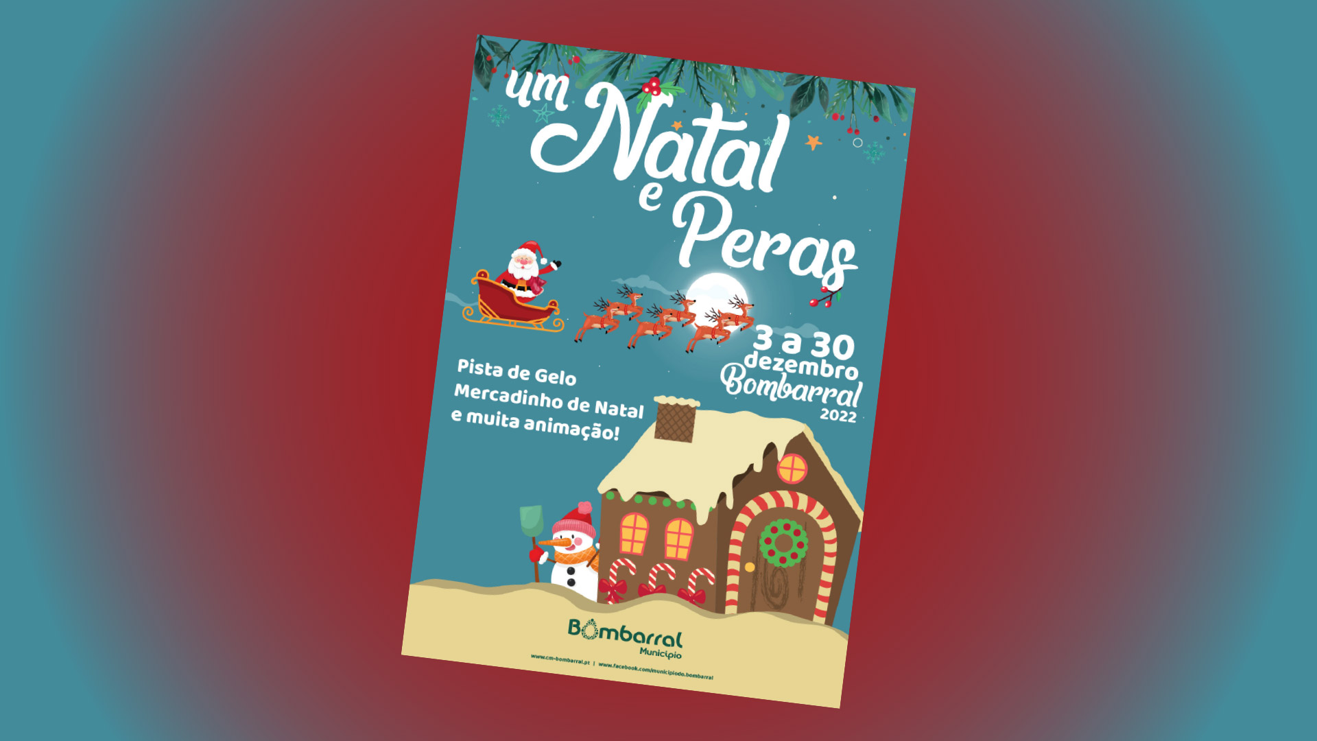 “Um Natal e Peras” no Bombarral entre os dias 3 e 30 de dezembro