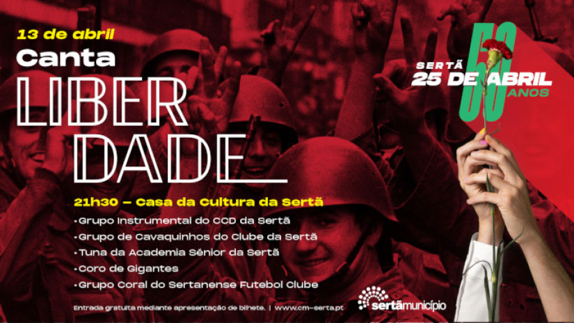 "Canta Liberdade": A Sertã celebra a Revolução com música