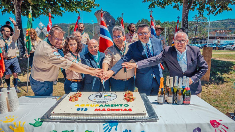 Marinhas celebra 50 anos de escutismo com inauguração e homenagens