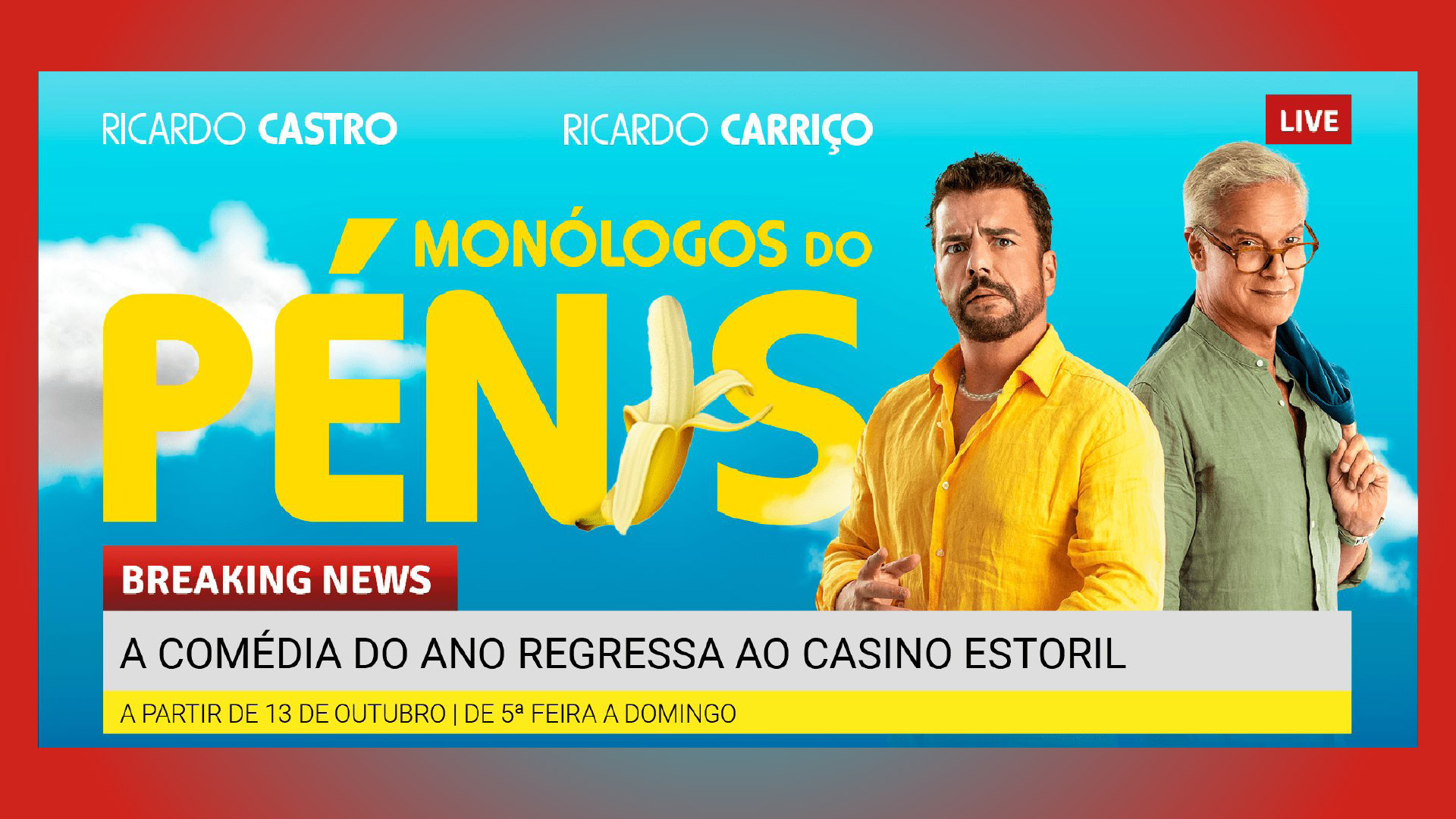 “Monólogos do Pénis” regressam em outubro