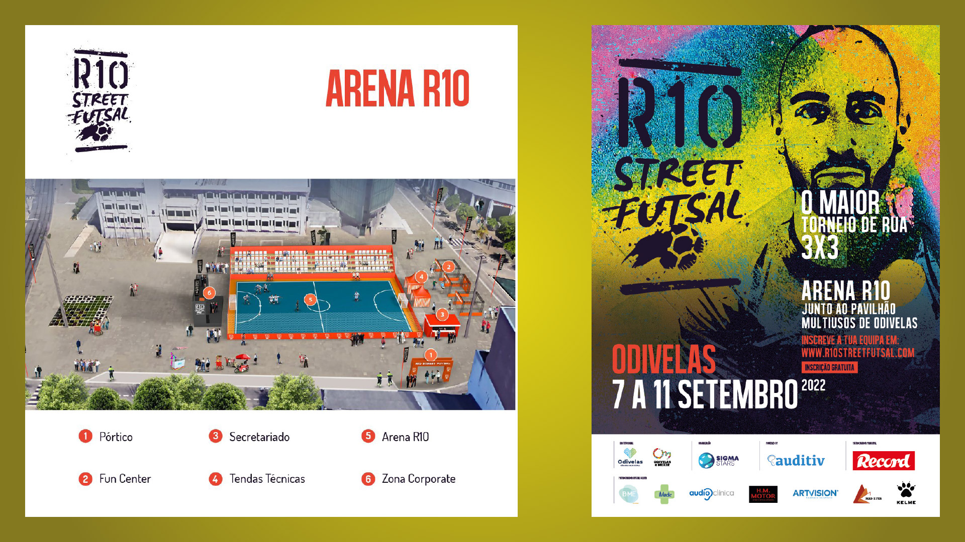 R10 Street Futsal, 7 a 11 de setembro, com Ricardinho como patrono