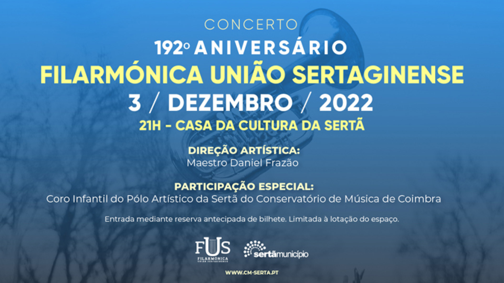 Casa da Cultura recebe concerto comemorativo do 192.º aniversário da FUS