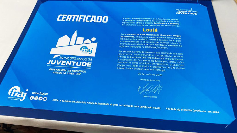 Loulé Reconhecido como 'Município Amigo da Juventude' no III Encontro Nacional